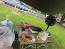 骆驼（CAMEL）天幕户外大号黑胶露营帐篷野营野餐遮阳棚防雨防晒野外露营 B011A 实拍图