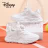迪士尼（Disney）开学季儿童小白鞋男女童户外春秋跑步鞋中大童透气运动鞋 双网 28 实拍图