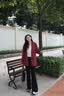 MissWiss西装微喇裤女修身显瘦高腰百搭通勤新款黑色垂感喇叭裤子 【常规款】女神黑 M （105-120斤） 实拍图