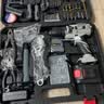 欧莱德手电钻21V锂电钻工具箱全套家用五金多功能收纳箱套装 升级全身包胶21v锂电全套工具箱套装 实拍图