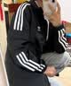 adidas通勤百搭经典休闲运动连帽夹克早秋外套男女阿迪达斯三叶草 黑色   XL 实拍图