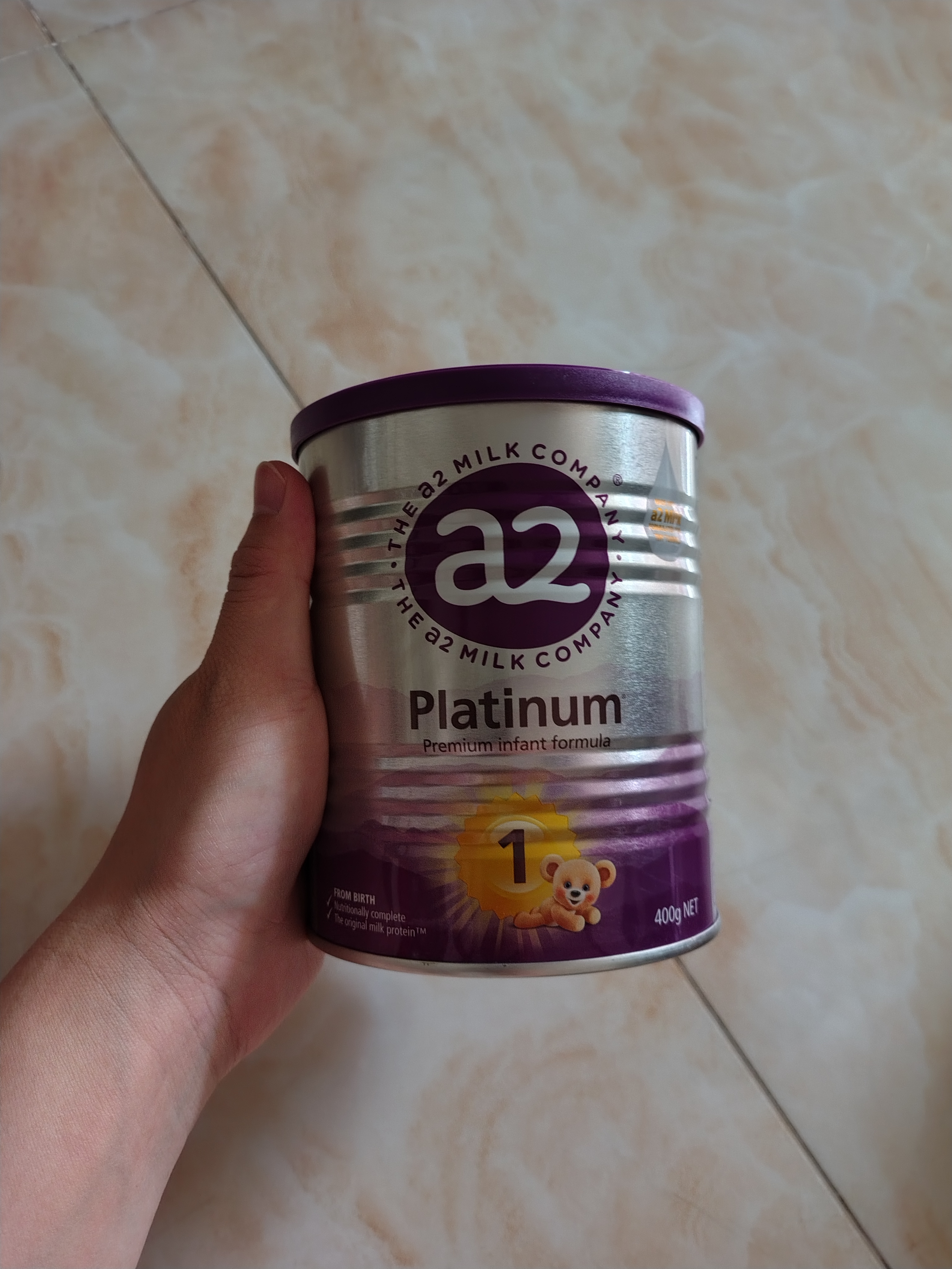 a2奶粉紫白金版1段400g新西兰草饲+批批严检 实拍图