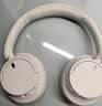 索尼（SONY）WH-CH720N 头戴式无线耳机 蓝牙降噪耳机 电脑网课游戏华为苹果适用 情人节礼物送男女友学生 白色 实拍图