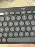 罗技（Logitech）时尚系列K390无线蓝牙键盘 超薄便携 K380升级版 黑色 79键 实拍图