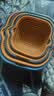 洗菜盆沥水篮八件套厨房多功能菜篮子双层漏盆 大号+中号+小号6件套颜色随机 实拍图