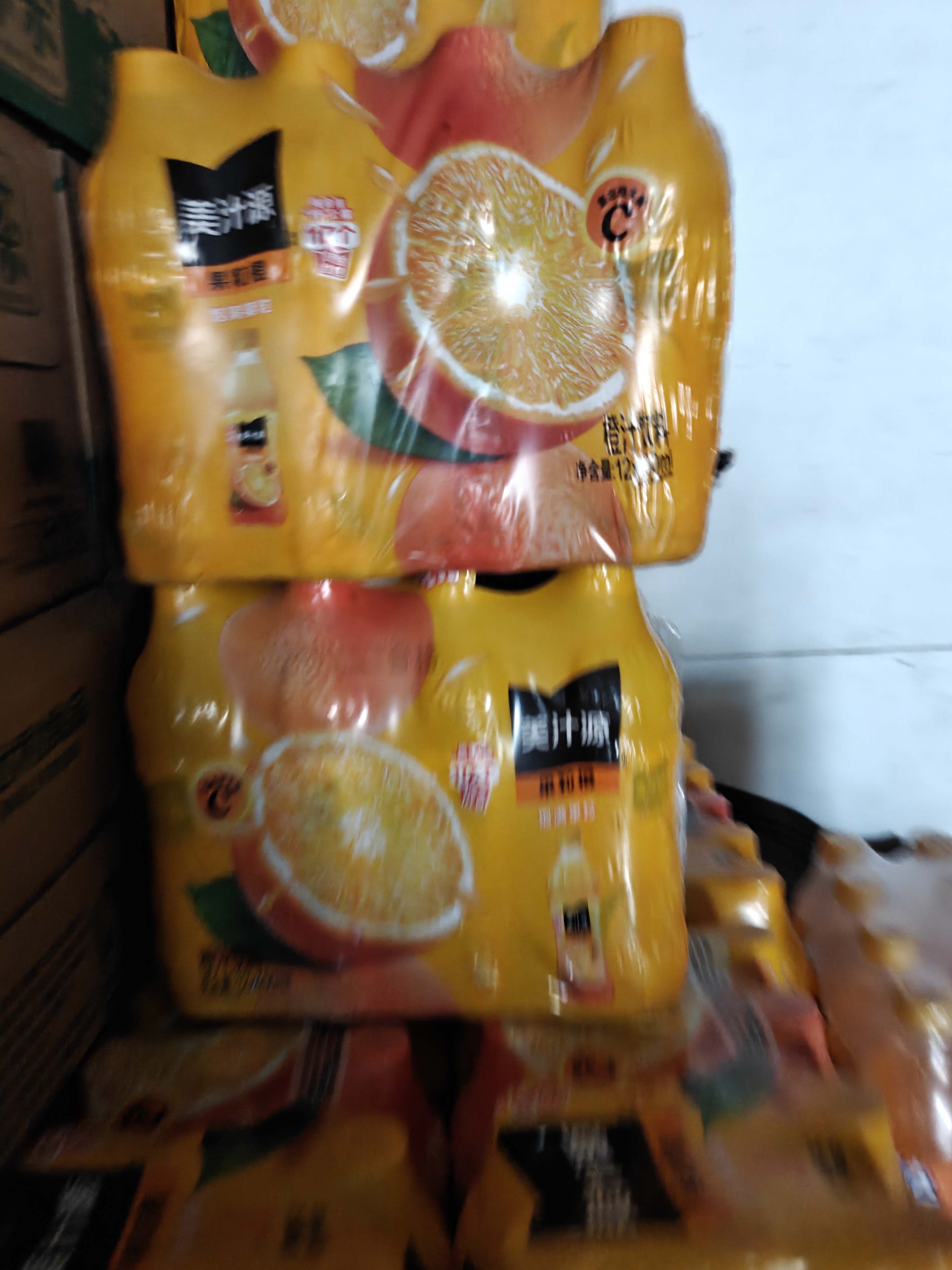 可口可乐（Coca-Cola）美汁源 果粒橙 橙汁果汁饮料 450ml*24瓶 实拍图