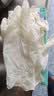 塞莫诗一次性乳胶橡胶手套高弹舒适 清洁实验100只/盒 乳白色 大号 实拍图