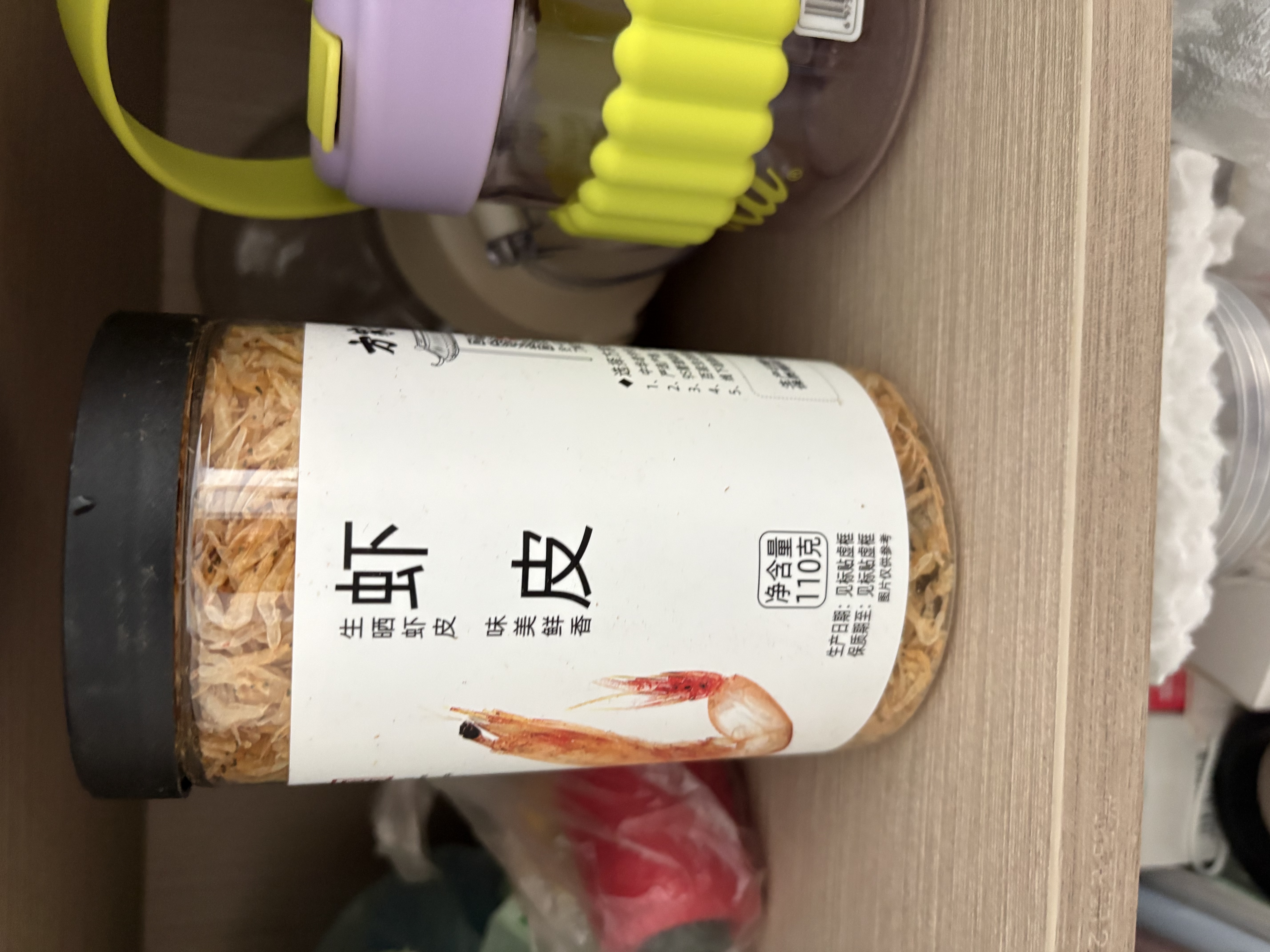 方家铺子淡干虾皮110g 海产干货不咸可打粉 紫菜蛋花汤 虾干海米干 虾米皮 实拍图