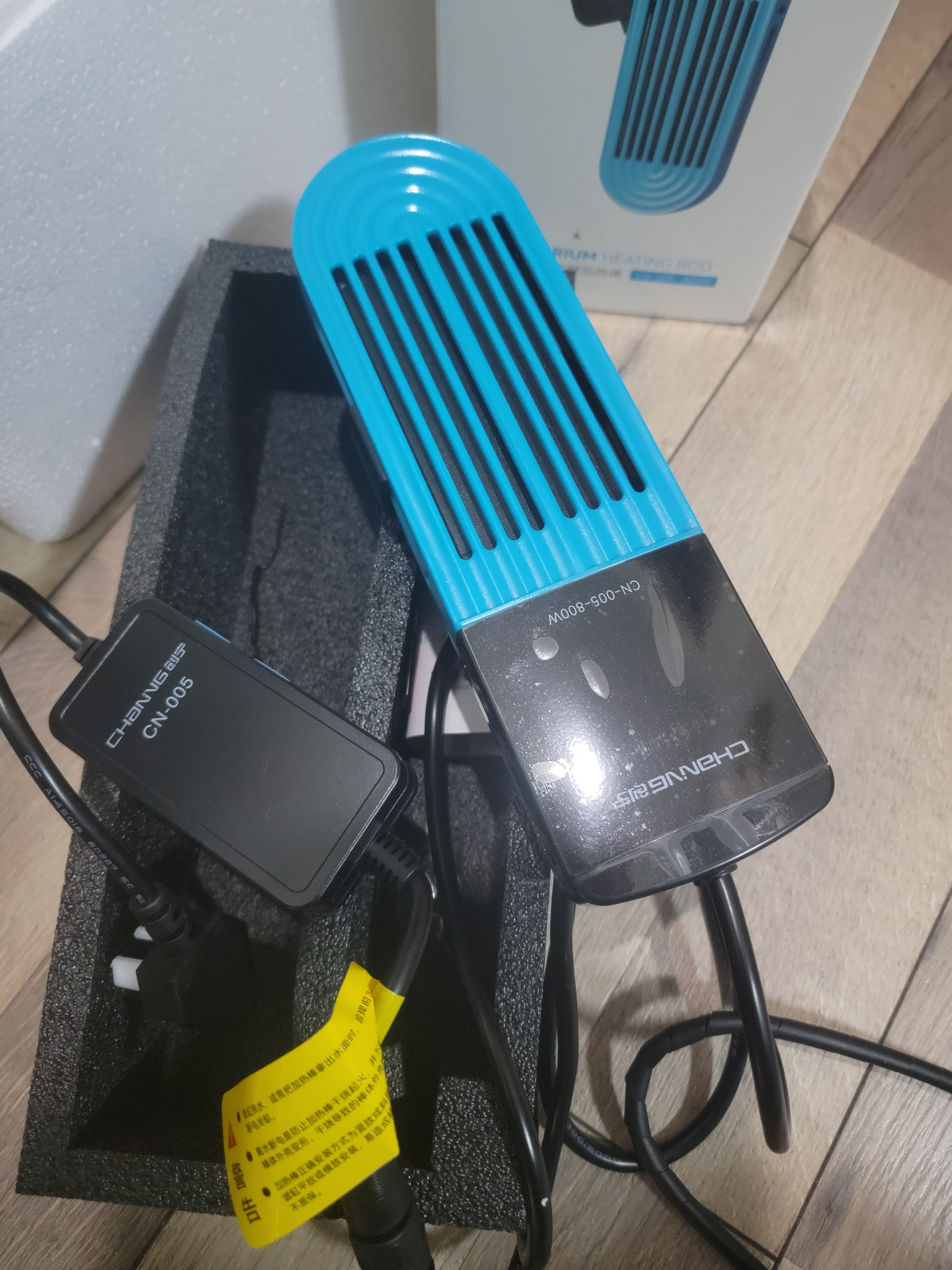 创宁 鱼缸变频加热棒 CN-005-800W 自动恒温 乌龟小型迷你加温器 实拍图