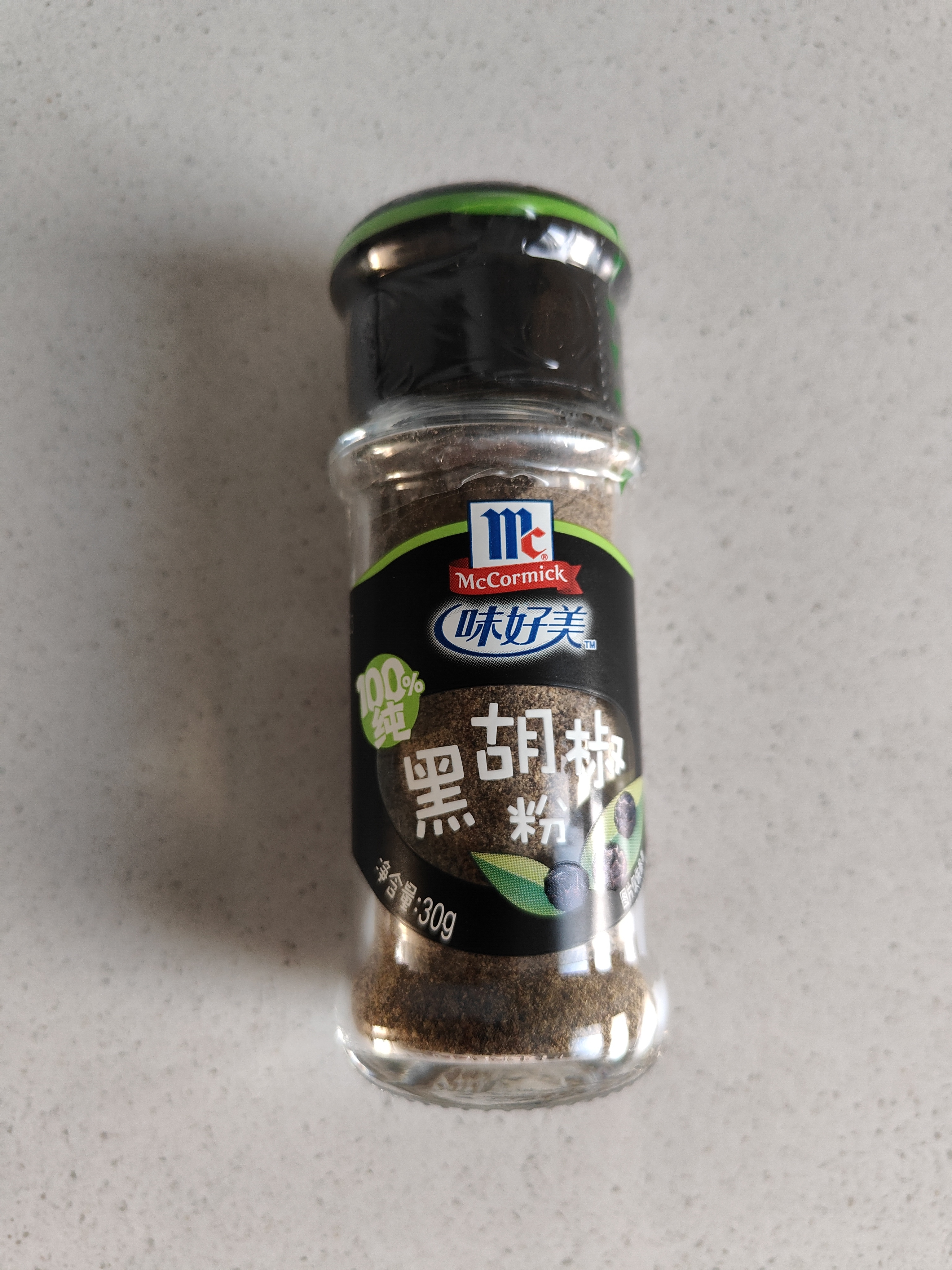 味好美（McCormicK）味好美 纯黑胡椒粉 30g 【海南胡椒】玻璃瓶装 烧烤烹饪调味料 实拍图