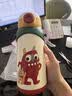 babycare儿童保温杯水壶吸管杯大宝宝学饮杯316不锈钢双饮上学600ml 实拍图