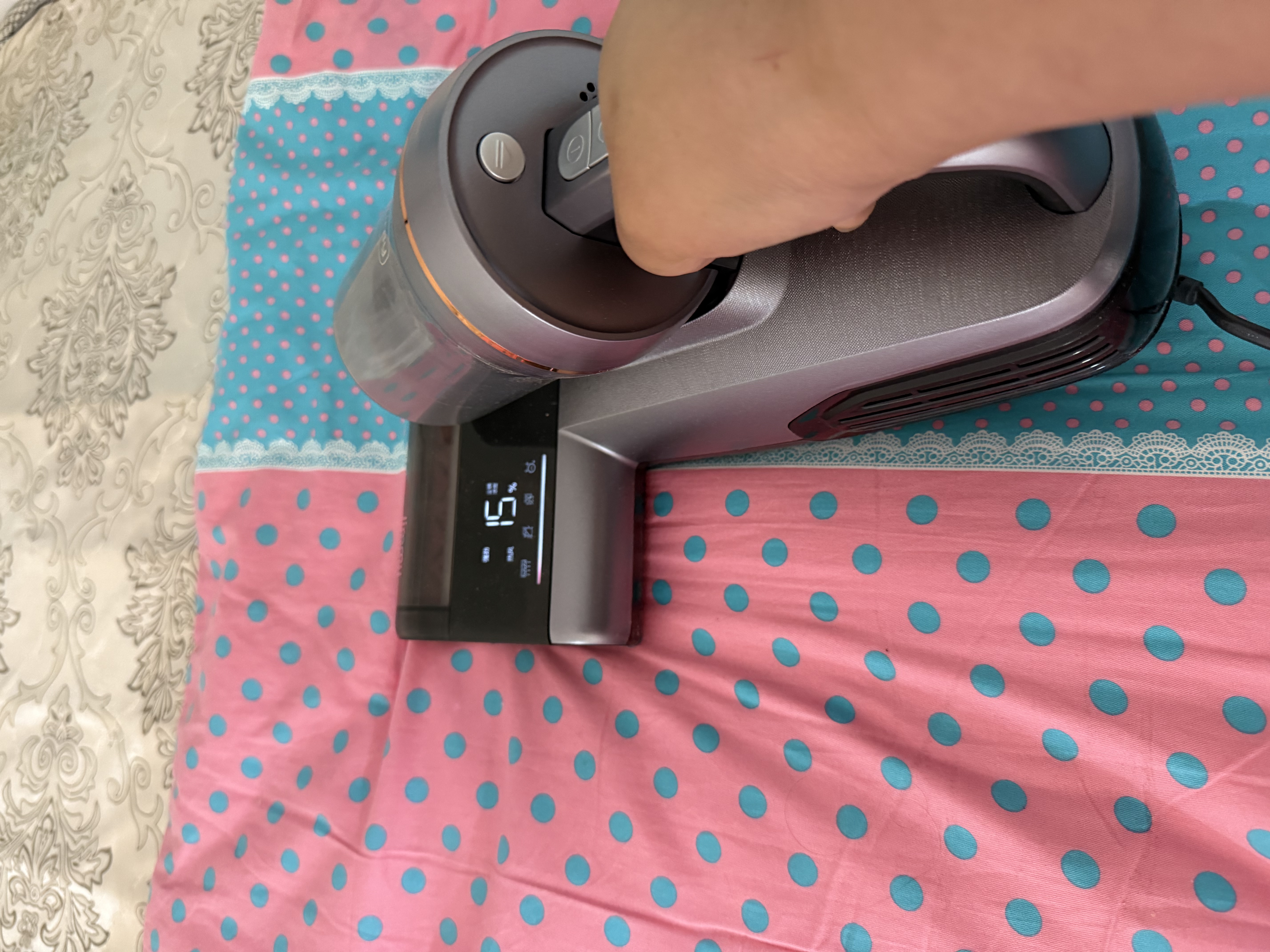 莱克吉米M5Ultra升级款【母婴级】除螨仪除湿尘螨感应家用床上吸尘器紫外线杀菌除螨机75℃恒温热烘 实拍图