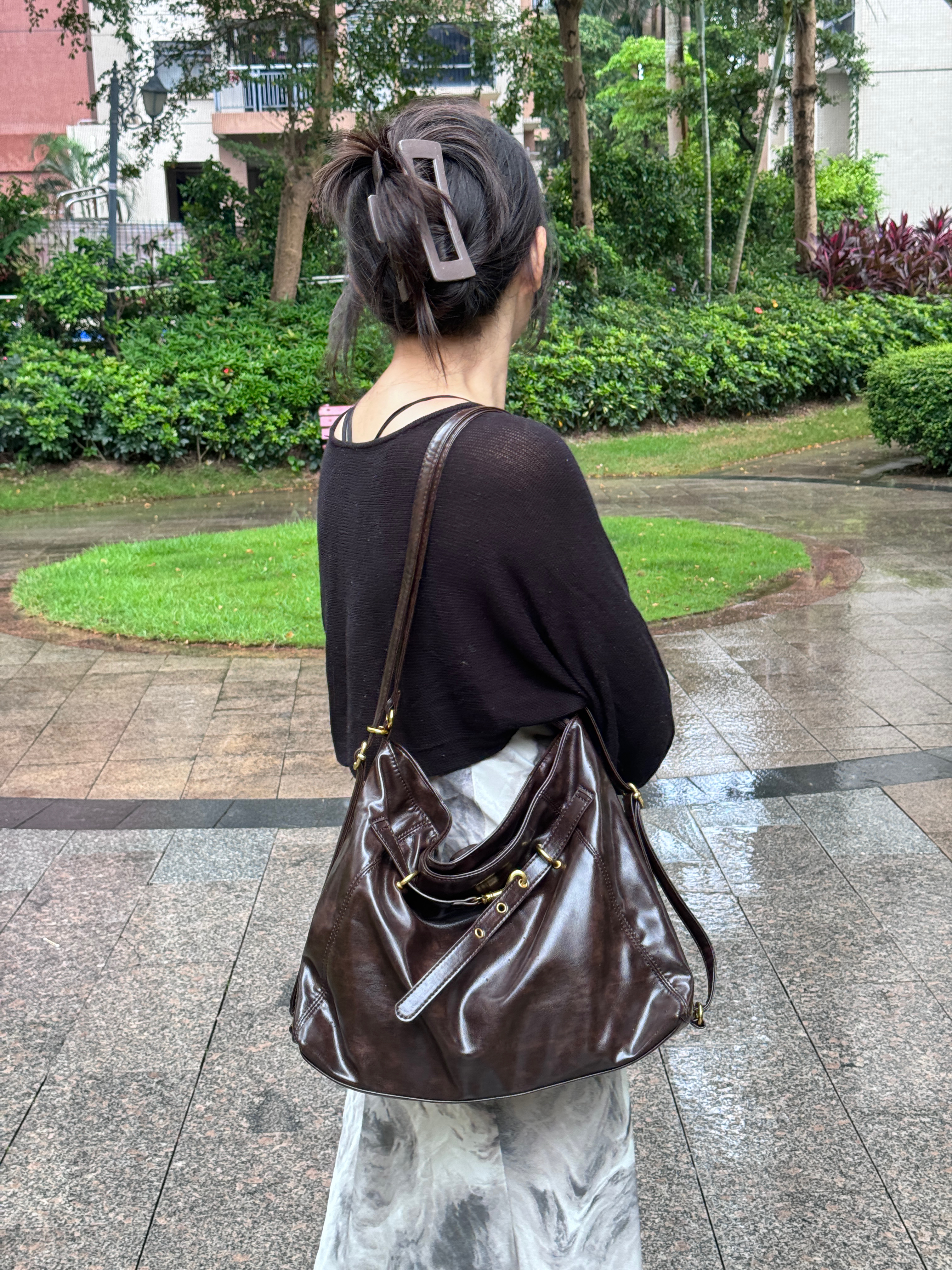 15MINS包包女包2026新款轻奢大容量单肩托特包hobo包女士斜挎包生日礼物 实拍图