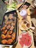 小熊（Bear）烤肉锅电烤盘 家用电烧烤炉 电烤炉多功能锅烤串烤肉一体不沾烤串机可拆烧烤炉DKL-H21P1 实拍图