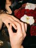 DR现货钻戒天然钻石K金戒指 雪吻 订结婚告白求婚纪念日礼物女 TOP*5分H色SI1 【白14K金】下单后【真爱验证】选择手寸 实拍图