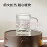京东京造 玻璃杯 耐高温泡茶水咖啡杯子六色马克杯300ml六只装 实拍图