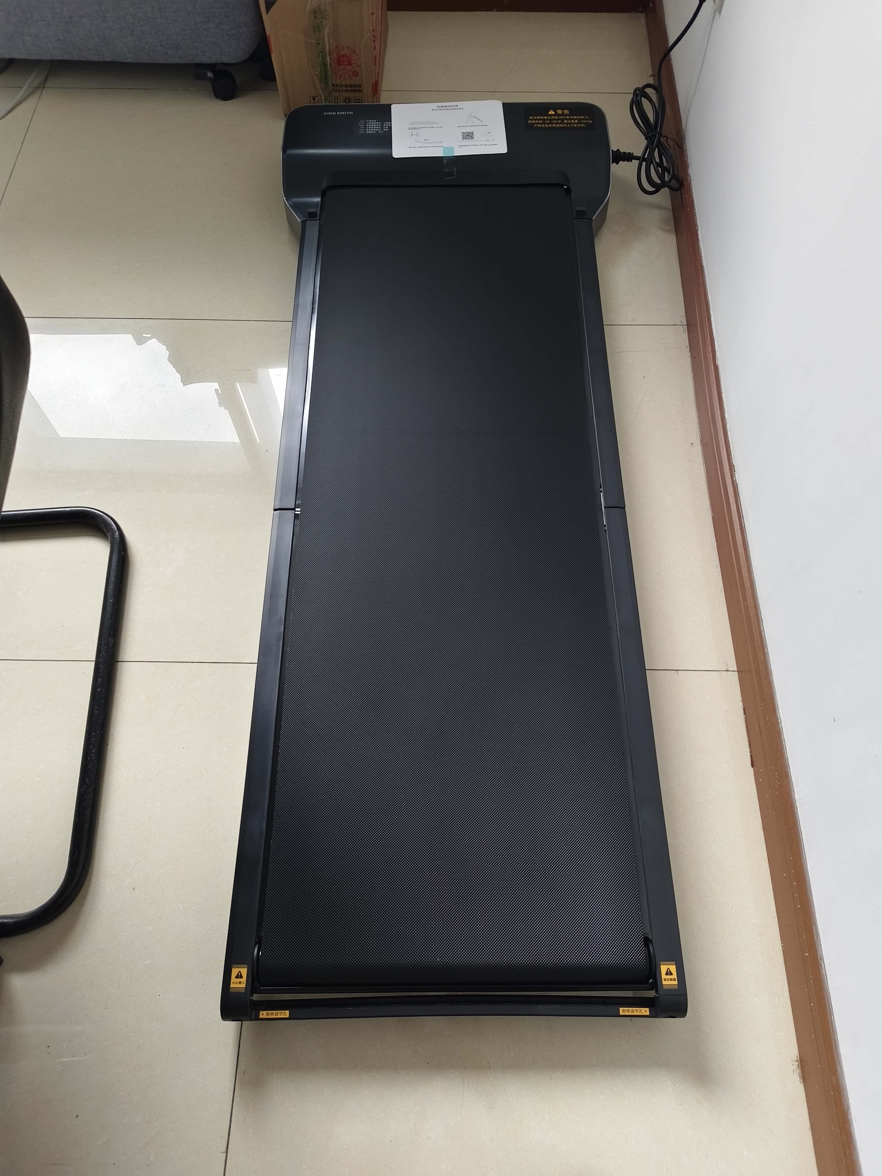 金史密斯走步机免安装可折叠家用款智能跑步机WPC2F运动健身器材青墨黑 实拍图