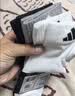 阿迪达斯adidas 袜男袜女袜三双装袜子短袜休闲袜 JC9268 实拍图