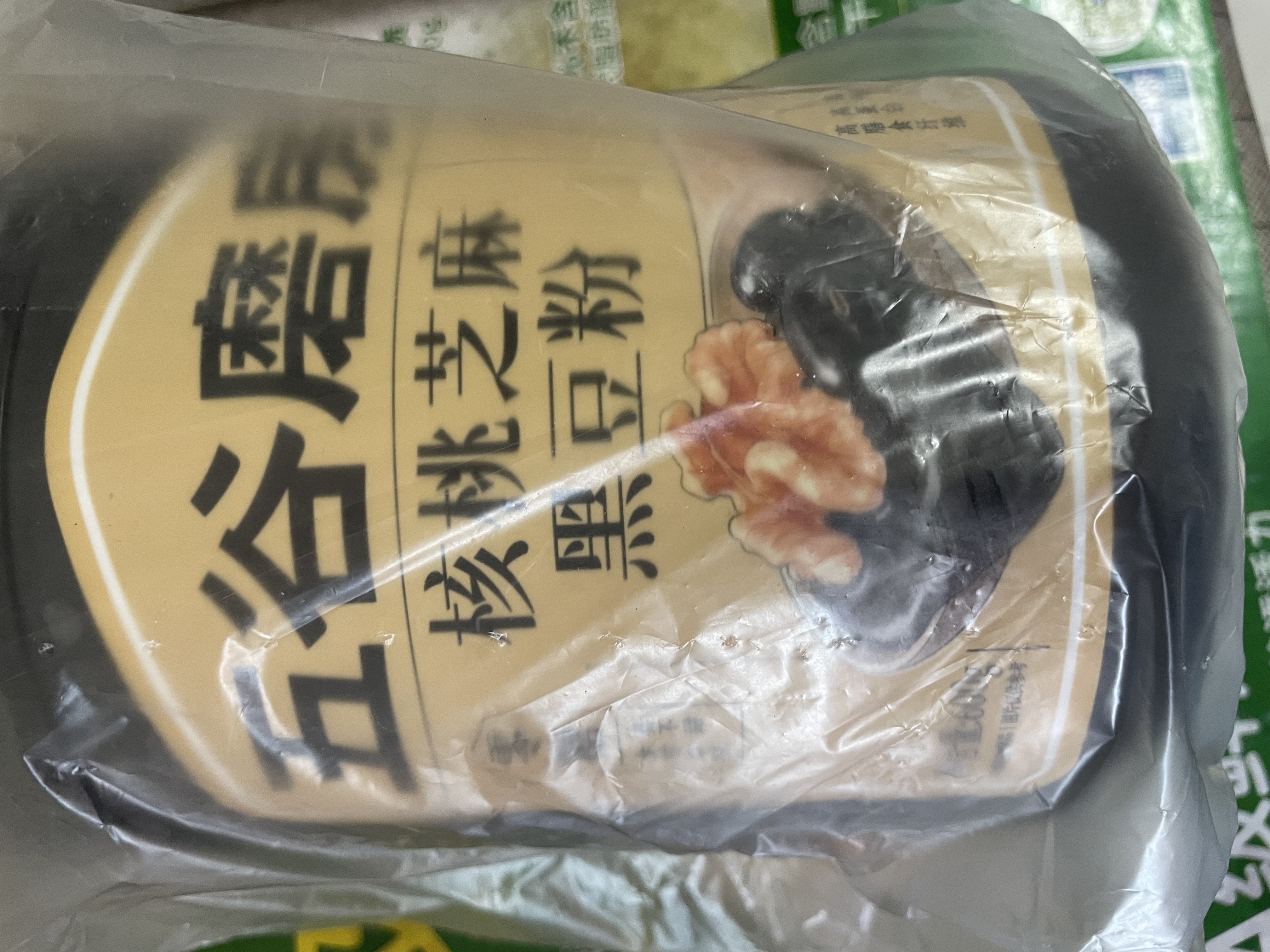 五谷磨房黑芝麻糊五黑粉无糖核桃芝麻黑豆粉代餐粉600g 实拍图