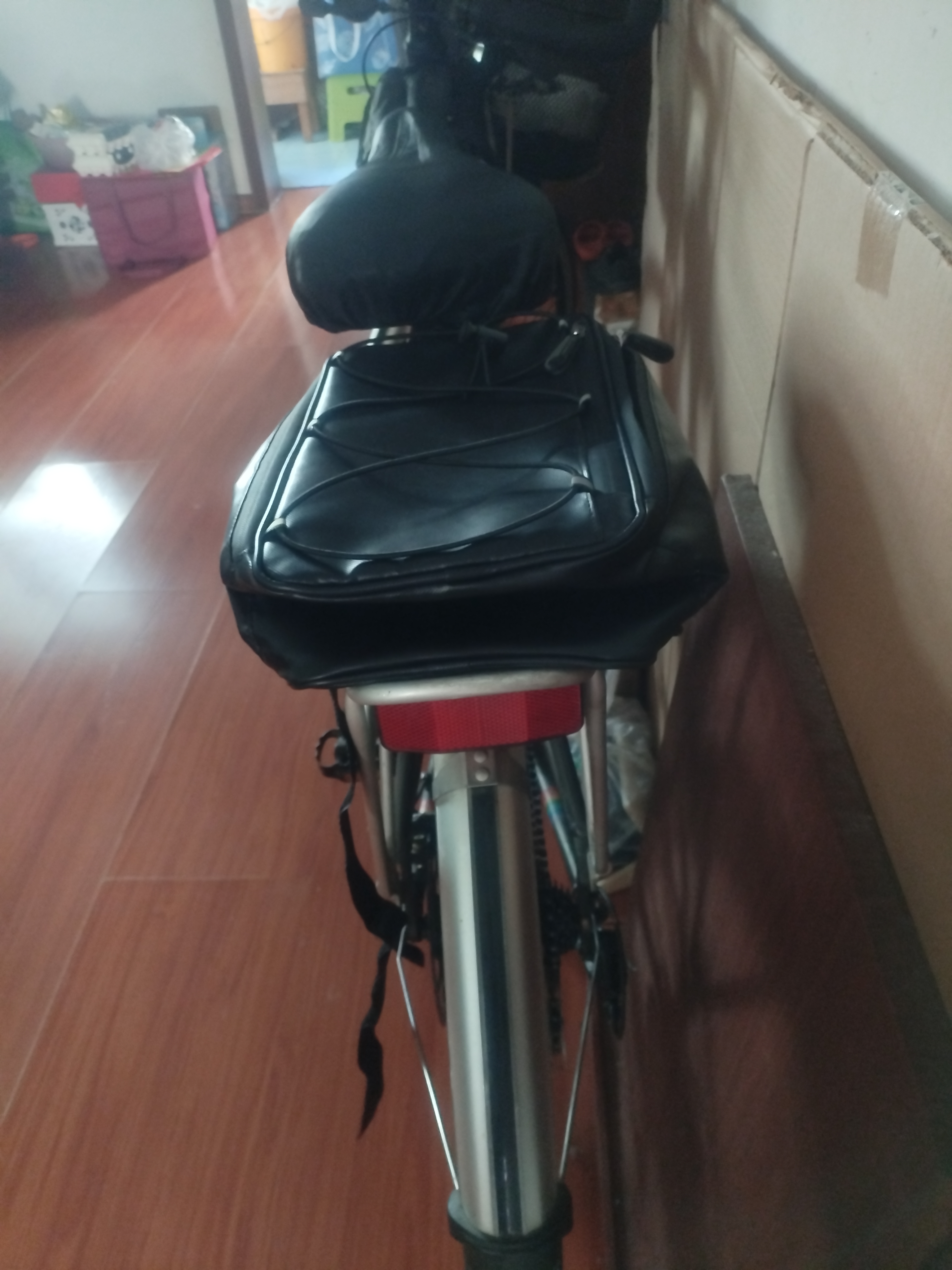 西骑者（WestBiking）代驾包后座包山地自行车后货架驮包电动车收纳尾包储物装备 黑色 实拍图