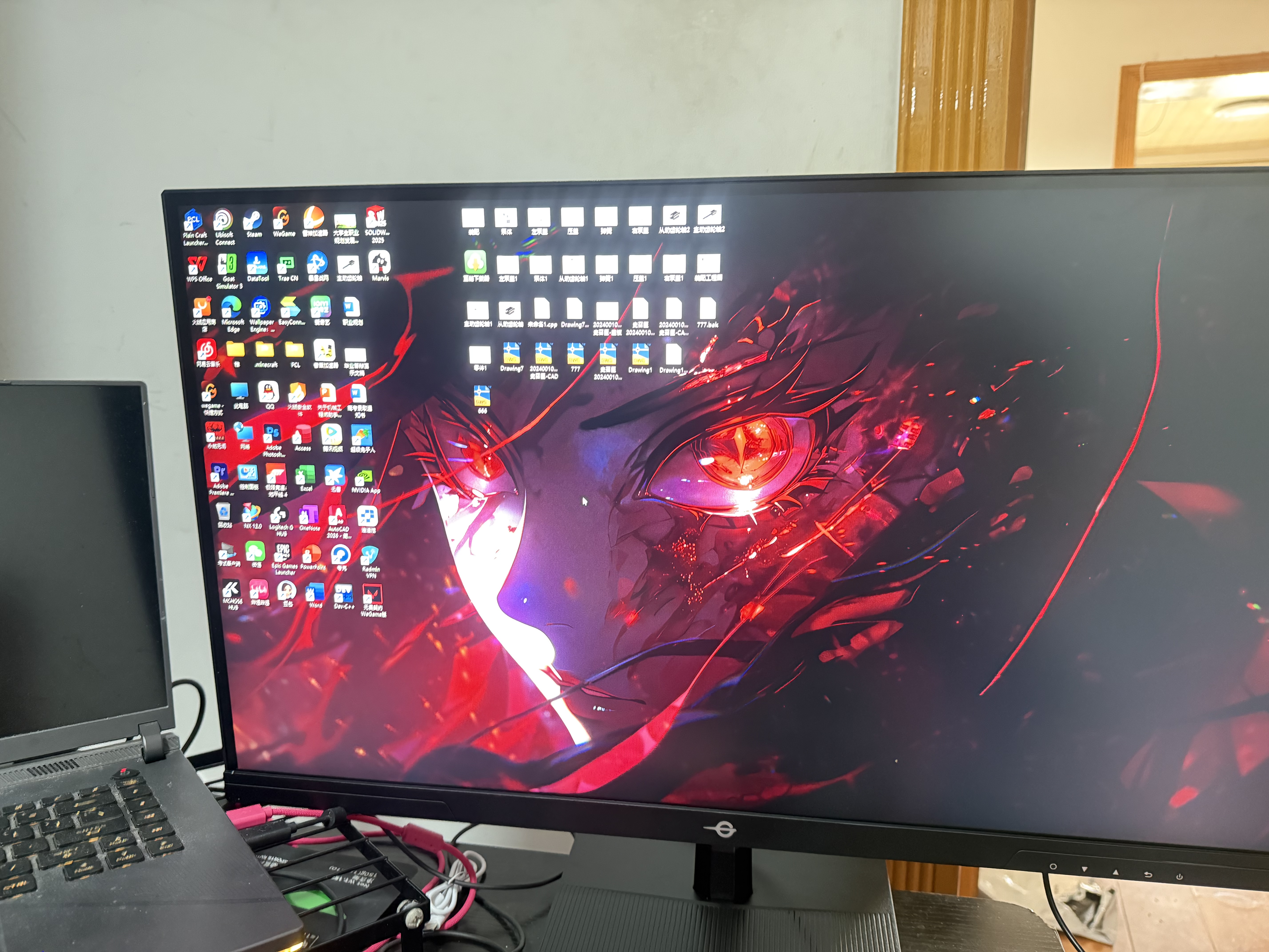 泰坦军团27英寸2K升级245Hz HDR400高亮版硬件低蓝光护眼 菜单软件出厂校色FPS三角洲1ms电竞显示器P2710R3 实拍图