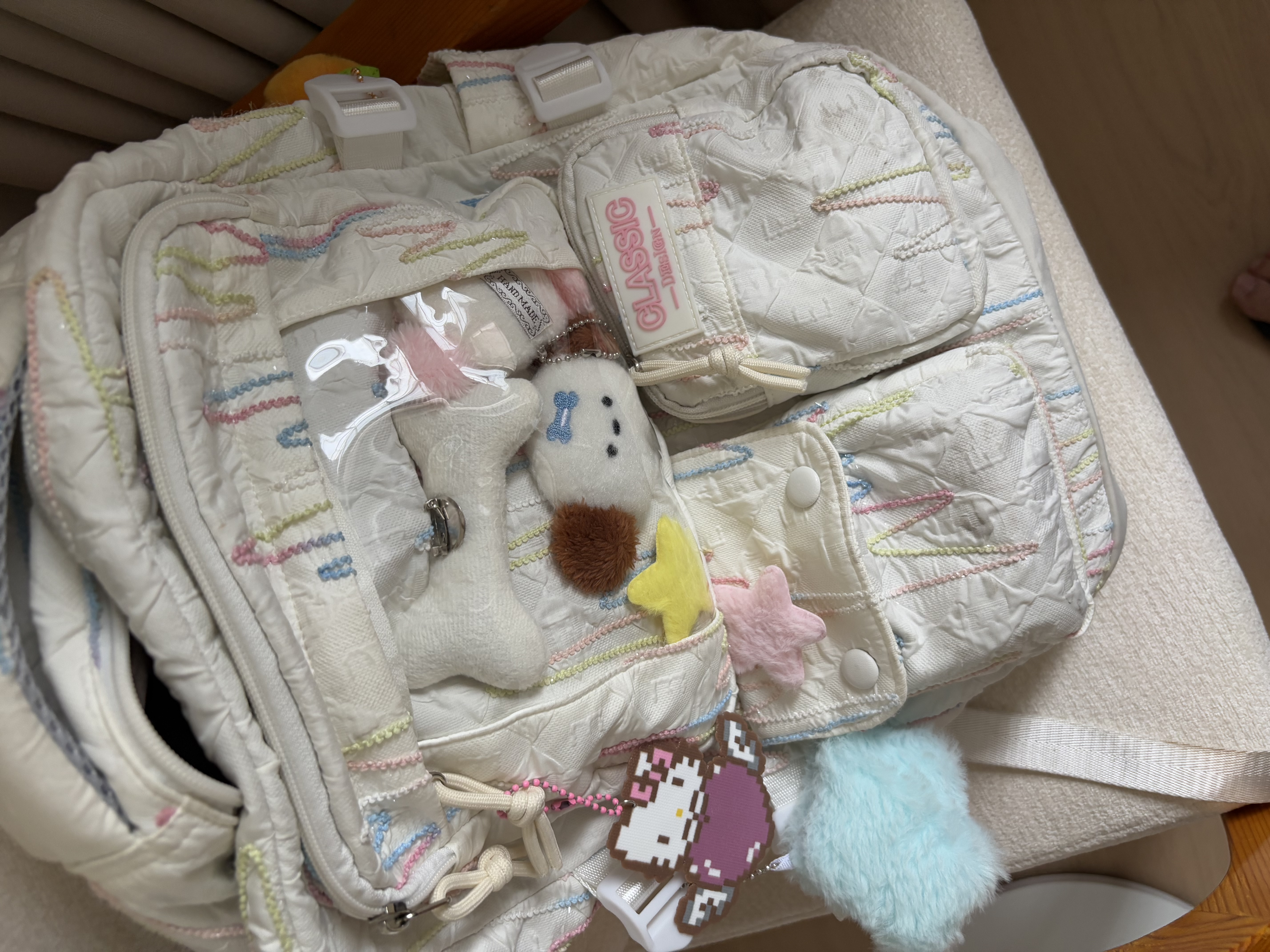 YUYULA双肩包女大容量小学初中高中大学生书包旅行轻便高颜值背包电脑包 实拍图
