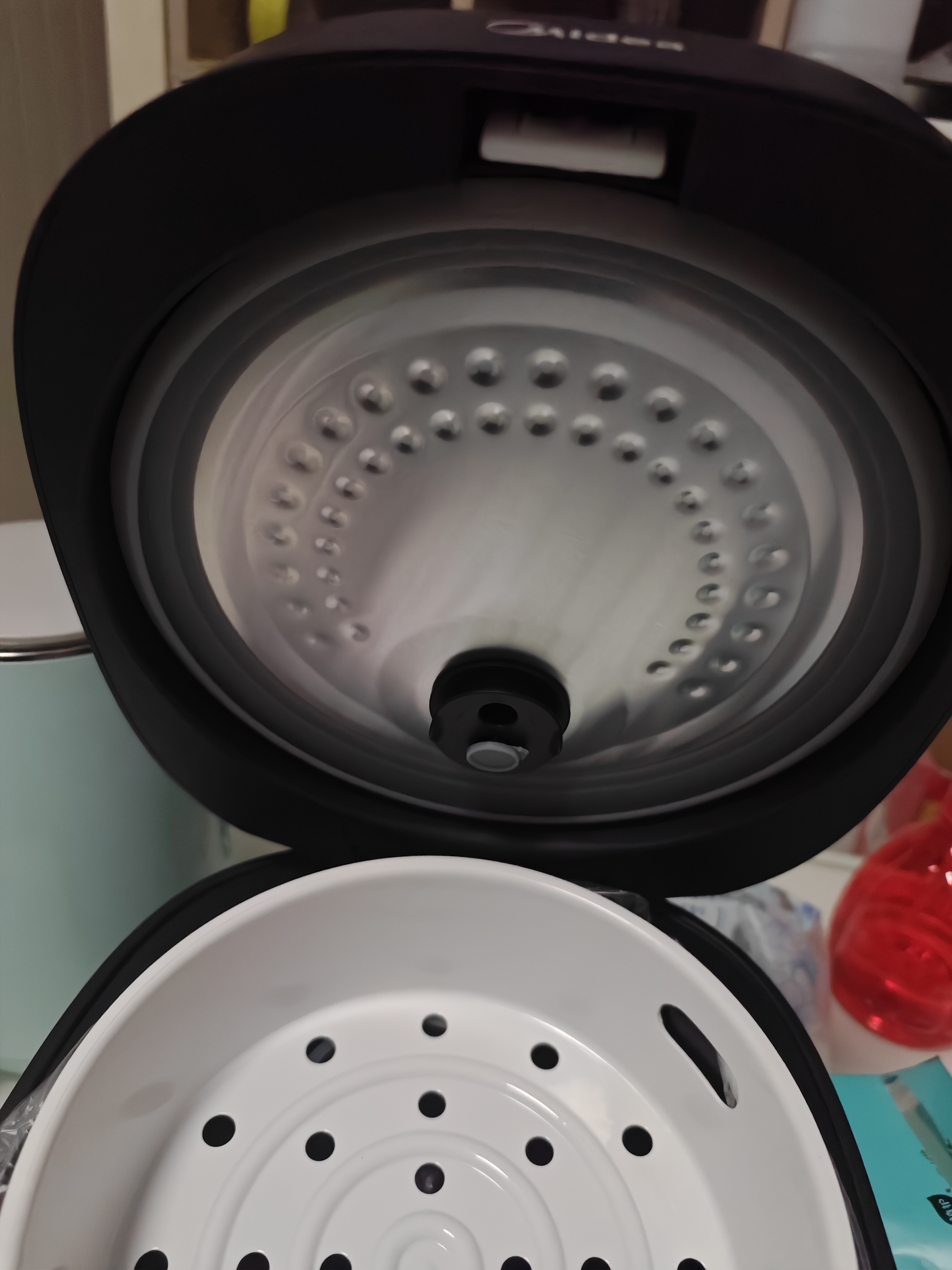 美的（Midea）电饭煲电饭锅小型3升2-3人前置大屏面板24小时预约多功能压力家用智能电饭煲FB30Q1-406K 实拍图