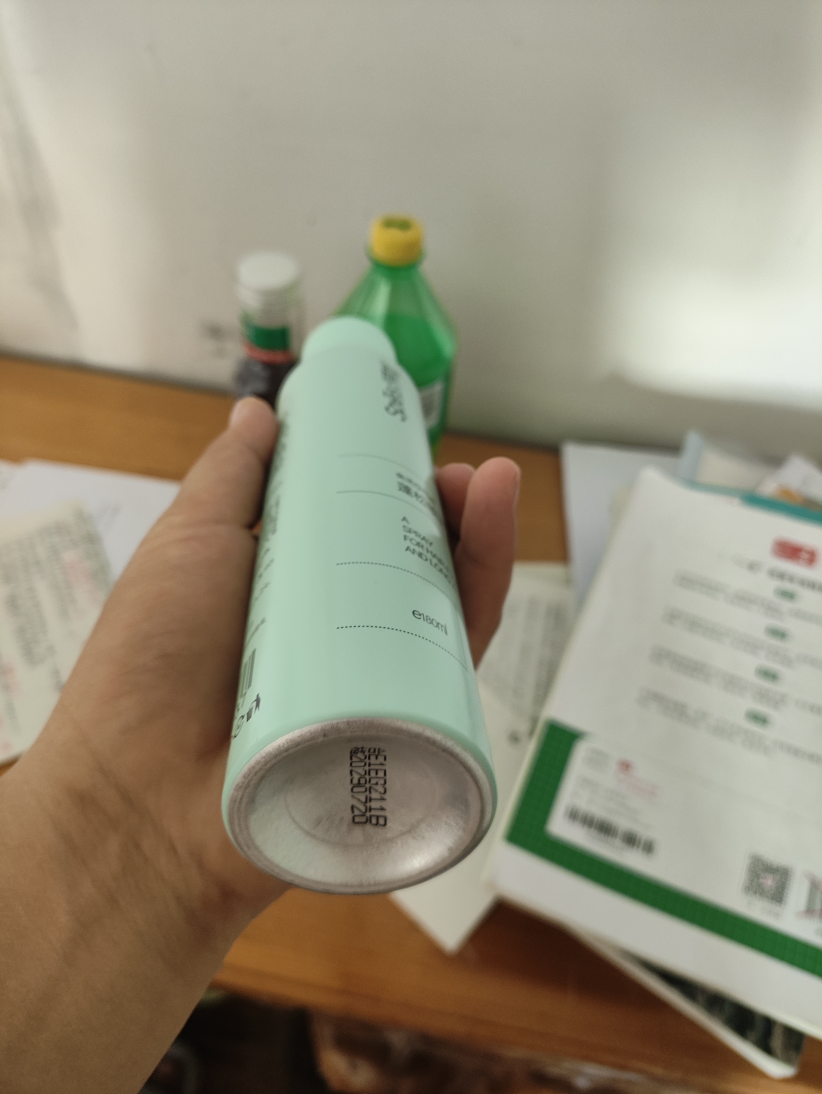 诗裴丝Spes免洗干发喷雾头发蓬松持久去油神器干发喷雾柚香180ml 实拍图