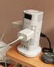 苏士赫尔摩【2层无线充+时显】夜灯 立式插座 桌面充电站8位2USB+2Type-C 1.8米插排 卧室书桌办公多功能合一 实拍图