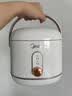 美的（Midea）电饭煲小型1-2-3人小容量1.2L迷你家用电饭锅白玉晶釜上盖可拆微压宿舍智能多功能锅JA122礼品团购 实拍图