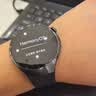华为HUAWEI WATCH 5 46mm基础款深锖色不锈钢表壳苍穹黑首创X-TAP智感窗eSIM通话手表 实拍图