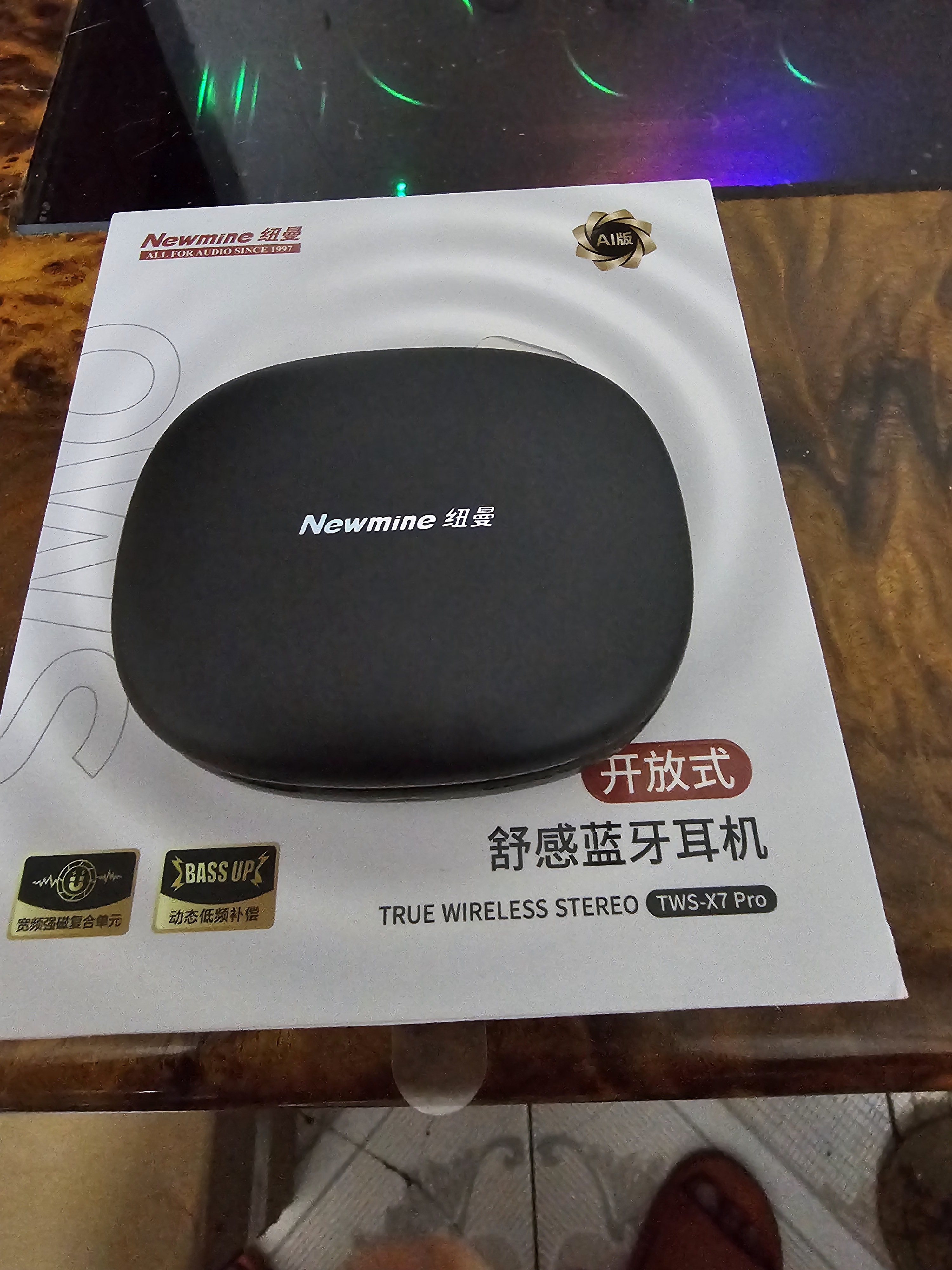 纽曼X7Pro【2026新款】蓝牙耳机挂耳式骨传导智能降噪运动跑步无线开放式不入耳Ai翻译设备 实拍图