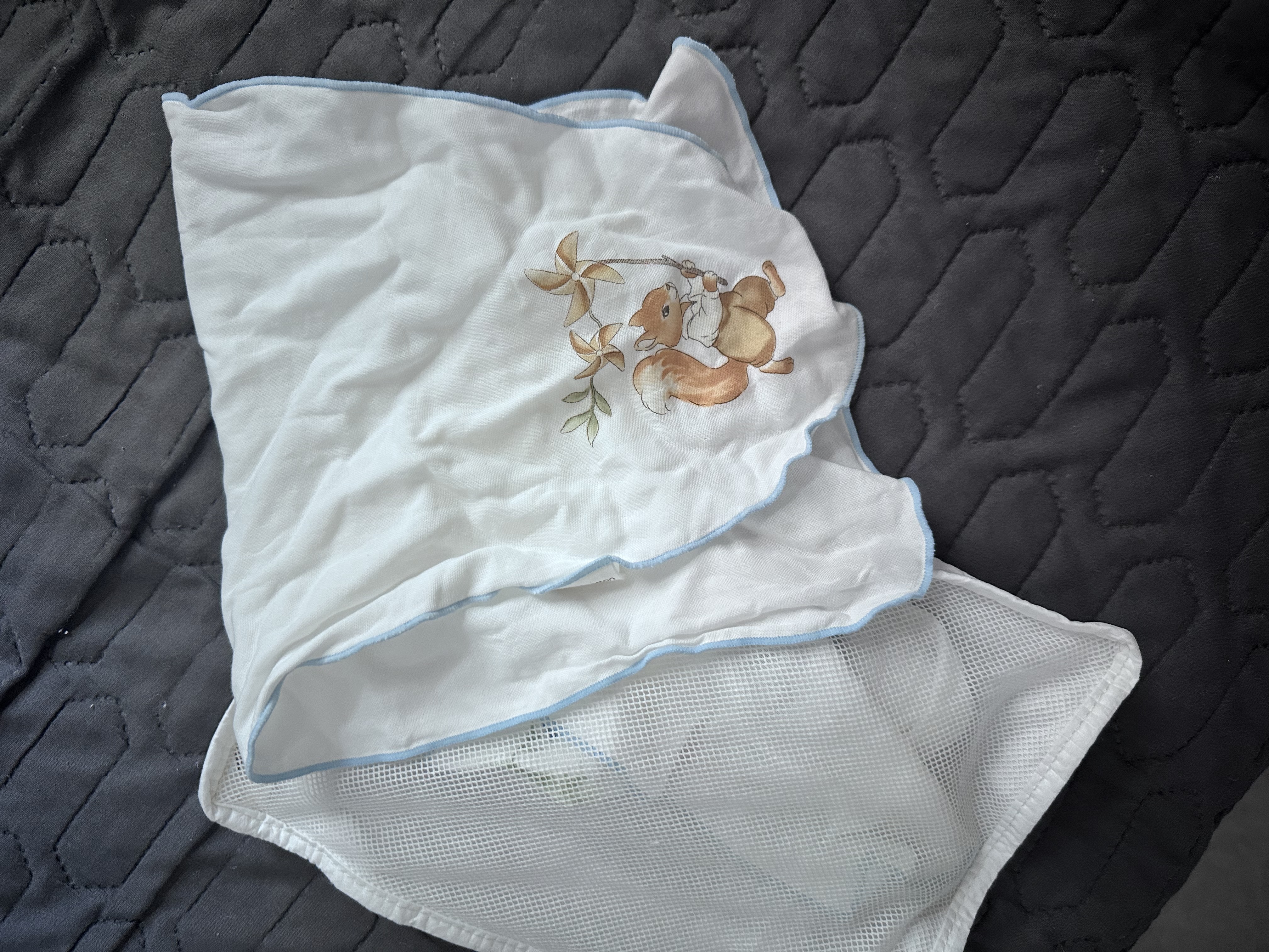 全棉时代婴儿纱布一片式抗菌汗巾儿童幼儿园纯棉吸汗25×50cm海滨假日3条 实拍图