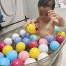 BG-BABYGO海洋球婴儿玩具波波球可啃咬儿童室内游戏彩色球升级7cm尺寸100个 实拍图