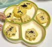 COOKSS宝宝餐盘硅胶学吃饭分格儿童餐具辅食碗餐盘带吸盘 双拼绿 实拍图