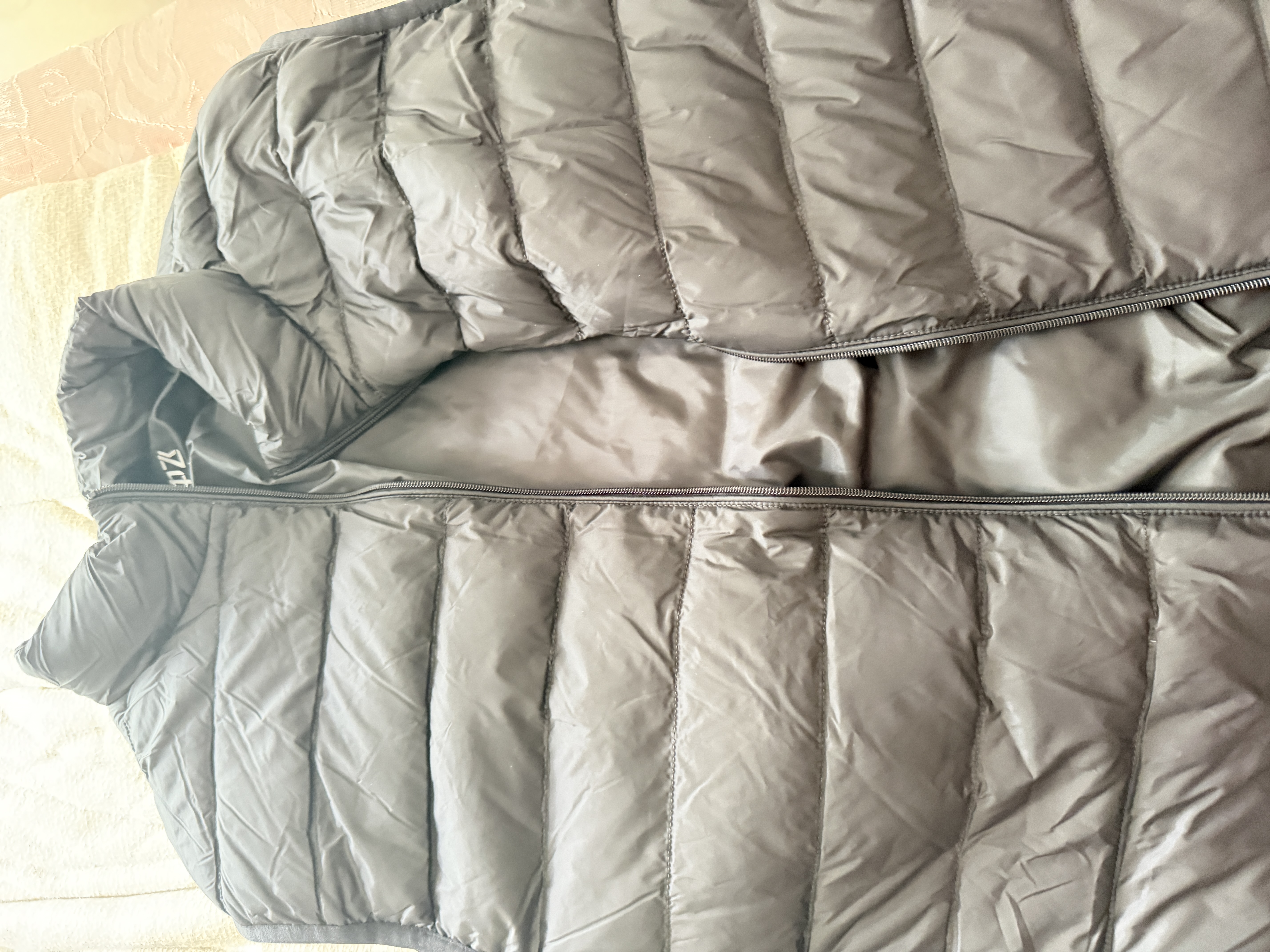 雪中飞秋冬新款男式轻薄羽绒服马甲基础男士短款羽绒秋马甲 宝石黑|8086 3XL 190/108A 实拍图