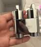 潜水艇（Submarine）F403一进二出三通角阀黄铜镀铬双把双控单独出水自带止水装置银色 实拍图