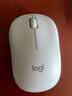 罗技（Logitech）M221 轻音鼠标 无线鼠标 办公鼠标 对称鼠标 带无线微型接收器 米白色 实拍图