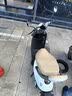 金箭电动摩托车 灵彩60V20AH铅酸电池长续航800W大动力踏板电动轻便摩托车电动车积木蓝 实拍图