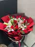 来一客鲜花速递玫瑰百合鲜花送老师女友表白生日礼物全国同城配送 19朵红玫瑰粉百合花束 实拍图