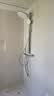 九牧（JOMOO）星雨琴键花洒大顶喷即关即停腰喷SPA花洒淋浴套装36717银 实拍图