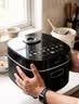 海尔（Haier）电饭煲家用智能多功能大容量 预约定时不粘内胆电饭锅 HRC-I44YGU1 4L 实拍图