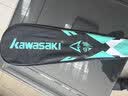 川崎（KAWASAKI）羽毛球拍双拍超轻碳素中杆攻守平衡令箭对拍 暗红+小白（已穿线） 实拍图