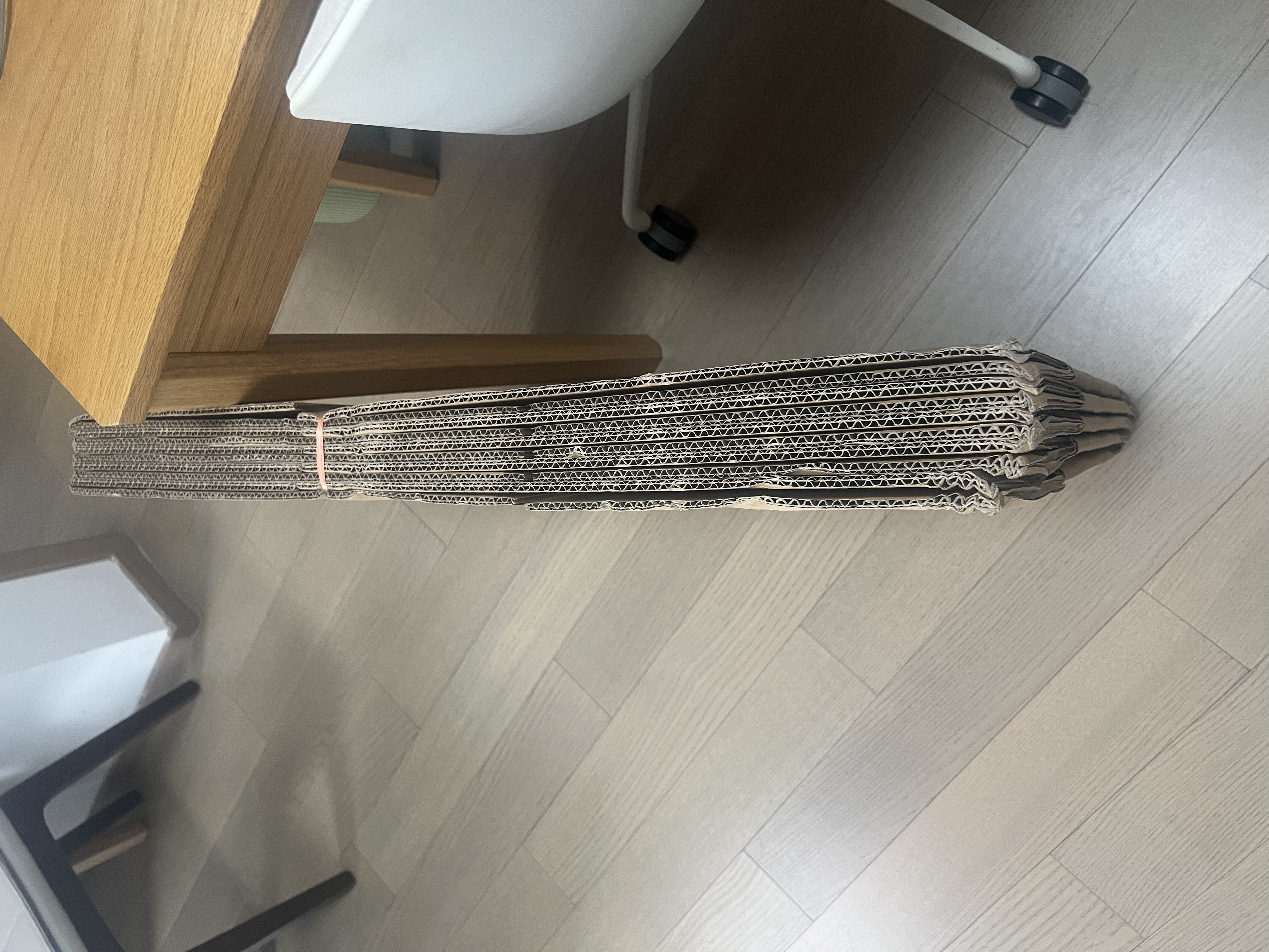 于字简中号5个加厚纸箱50*30*35cm办公纸箱公司搬迁收纳箱会计档案凭证文件箱 加厚五层瓦楞密封款 5312 实拍图