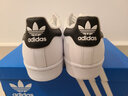 阿迪达斯【滔搏运动】三叶草中性大童运动鞋复古舒适透气贝壳头休闲鞋板鞋 FU7712 3.5 实拍图