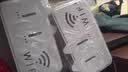 八海鸟电视机顶盒遮丑神器路由器放置架wifi托架墙上壁挂式免打孔收纳盒 实拍图