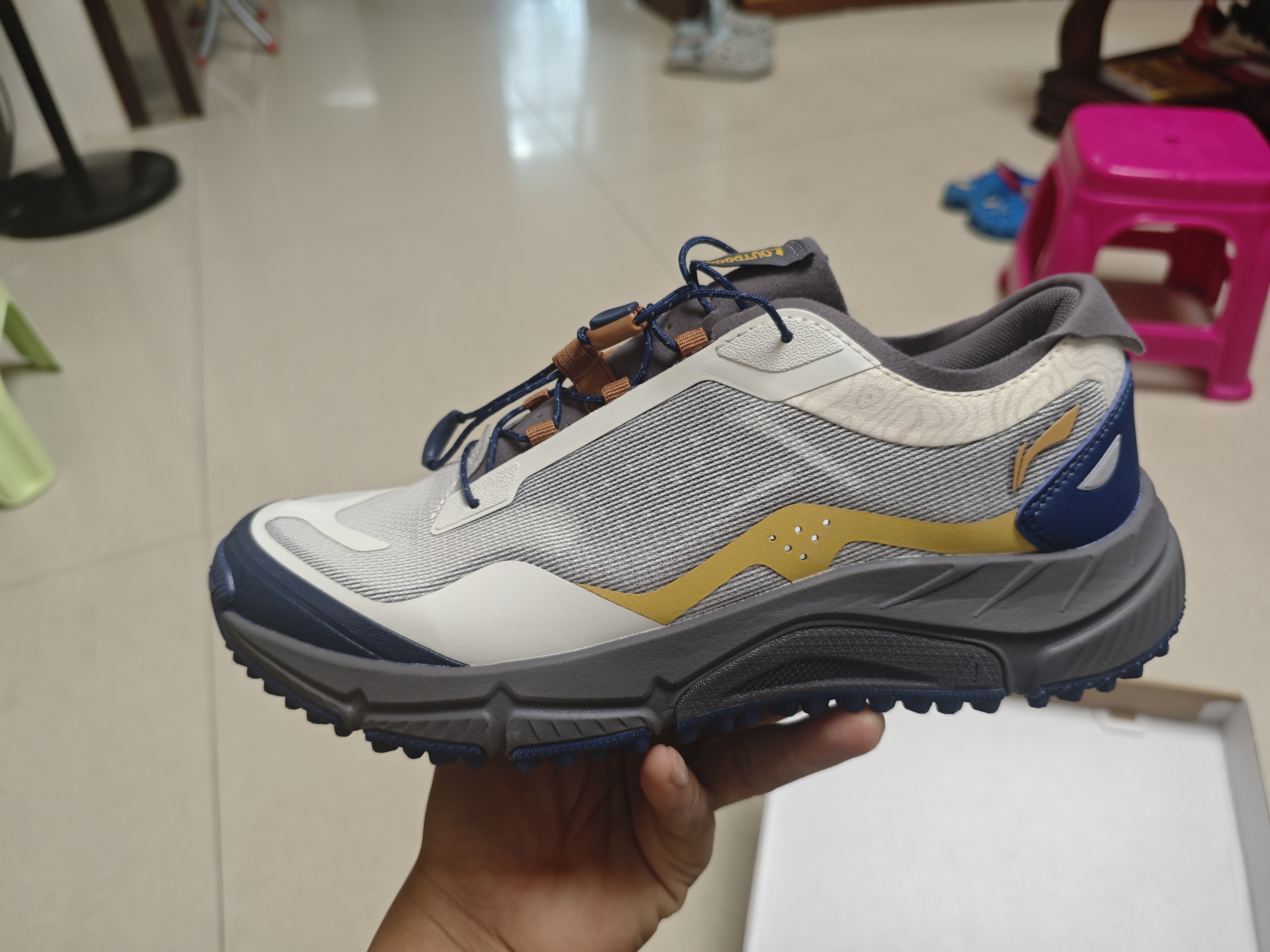 李宁户外CF溯丨逸界lite v3徒步鞋男秋冬季防滑户外登山运动鞋AHTU001 实拍图