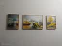 Sixpoetry 客厅装饰画现代简约沙发背景墙壁画轻奢三联晶瓷画大气高档挂画 福禄生辉（铝合金外框） 晶瓷画左右35*50+中间70*50亮面 实拍图