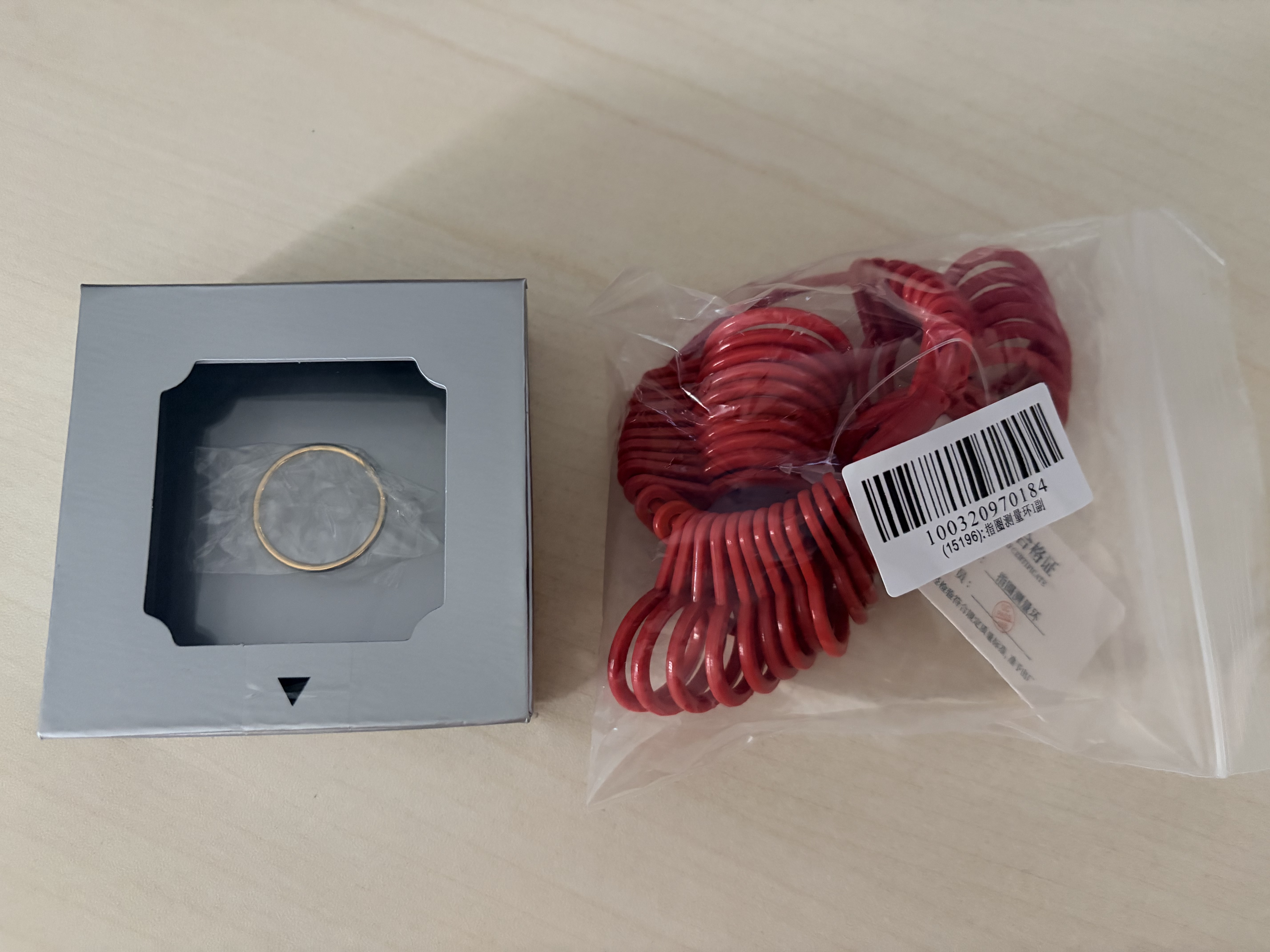 周大福素圈戒指足金黄金戒指女18号约2.05g EOF1生日礼物 实拍图