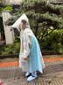 甜甜仔儿童雨衣6-12岁小学生上学专用带书包位男女童一年级京东自营雨披 实拍图